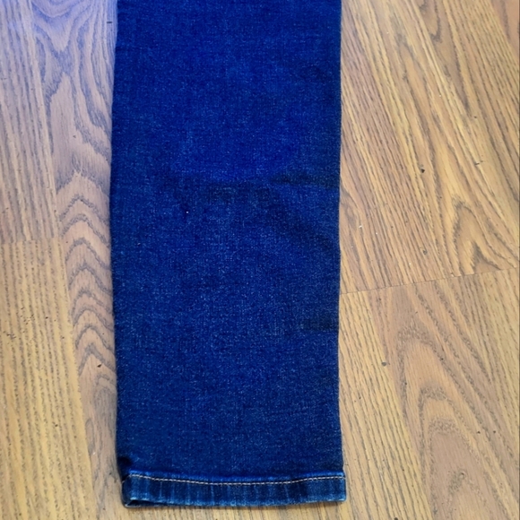 Womens Bootlegger The Real McCoy W30L30 Dark Wash Blue Denim Skinny Jeans - Picture 7 of 13